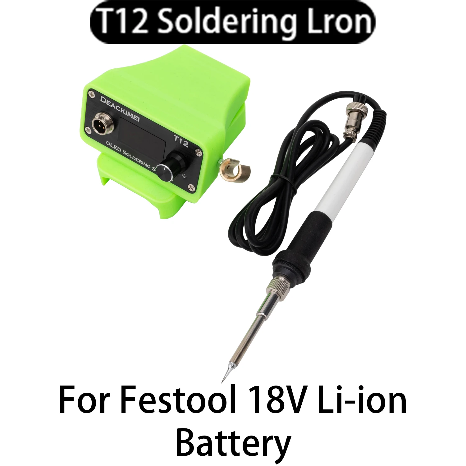 T12 Soldering Station Soldering Iron For Festool 18V Li-ion Battery Welding Machine Soldering Accessory