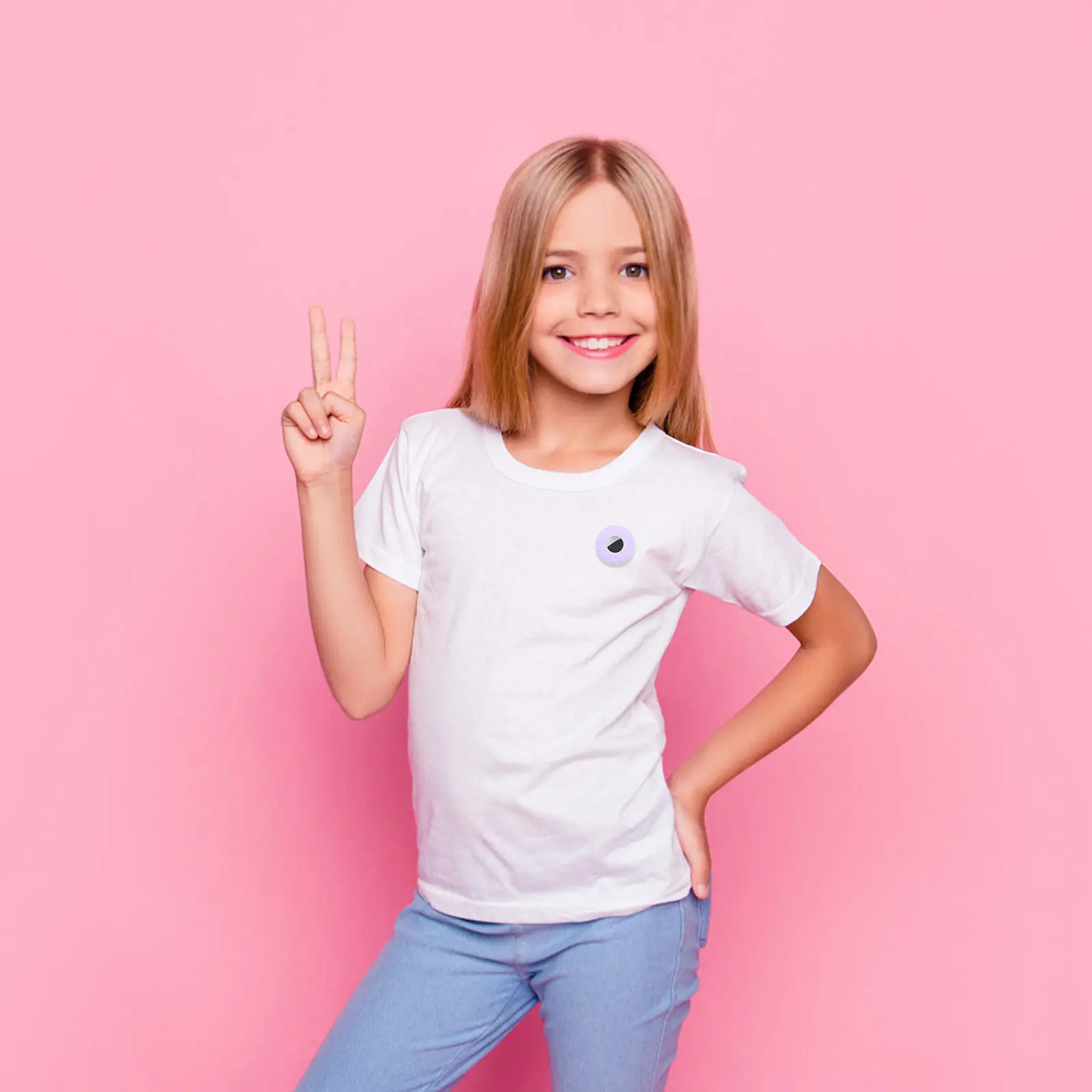 

Anti-Lost Silicone Tracer Cover for Kids Shockproof Waterproof Lightweight Protective Case with Pin Secure Tracking