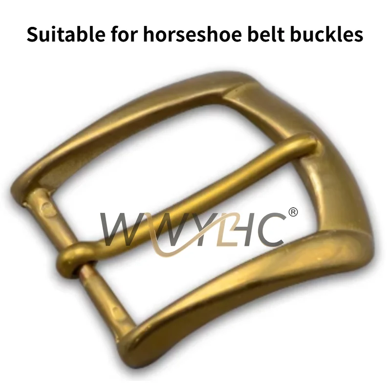 

Horseshoe Shape Belt Buckle Solid Brass Uncoated Buckle Head for Leather Craft