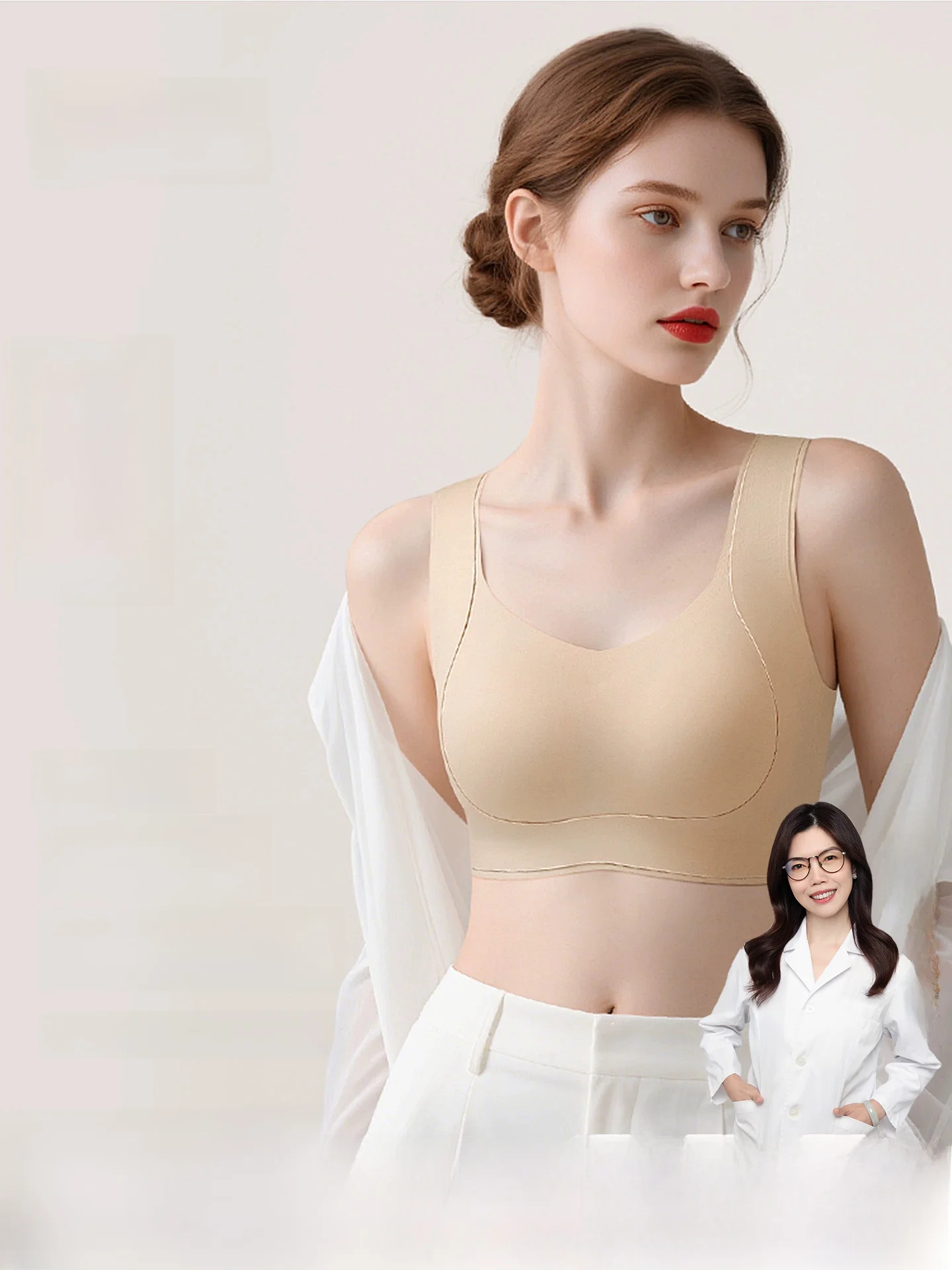 adjustable-large-size-bra-women's-summer-underwear-gathered-lifting-anti-sagging-side-lift-nylon-lycra-full-cup-wireless-comf
