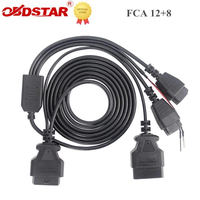 

OBDSTAR FCA 12 8 Cable for Chrysler for OBDSTAR X300 DP/X300 DP Plus/X300 PRO4/ DODOMASTER/X300 MIN All Pad Devices