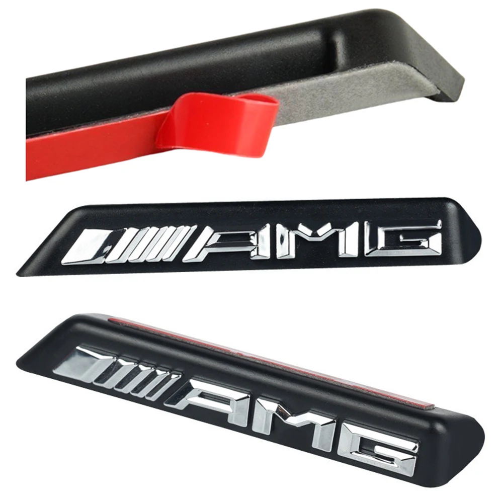 1PCS Car Front Grill AMG Badge Emblem Sticker for Mercedes benz W212 W213 W202 W211 W176 W210 W205 Gla Glc Cls Glk Accessories