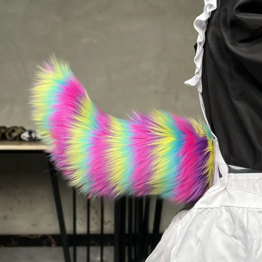 Cola Movible Eléctrica Con Mando A Distancia Para Cosplay – Lobo, Gato O Zorro, Pelo Sintético
