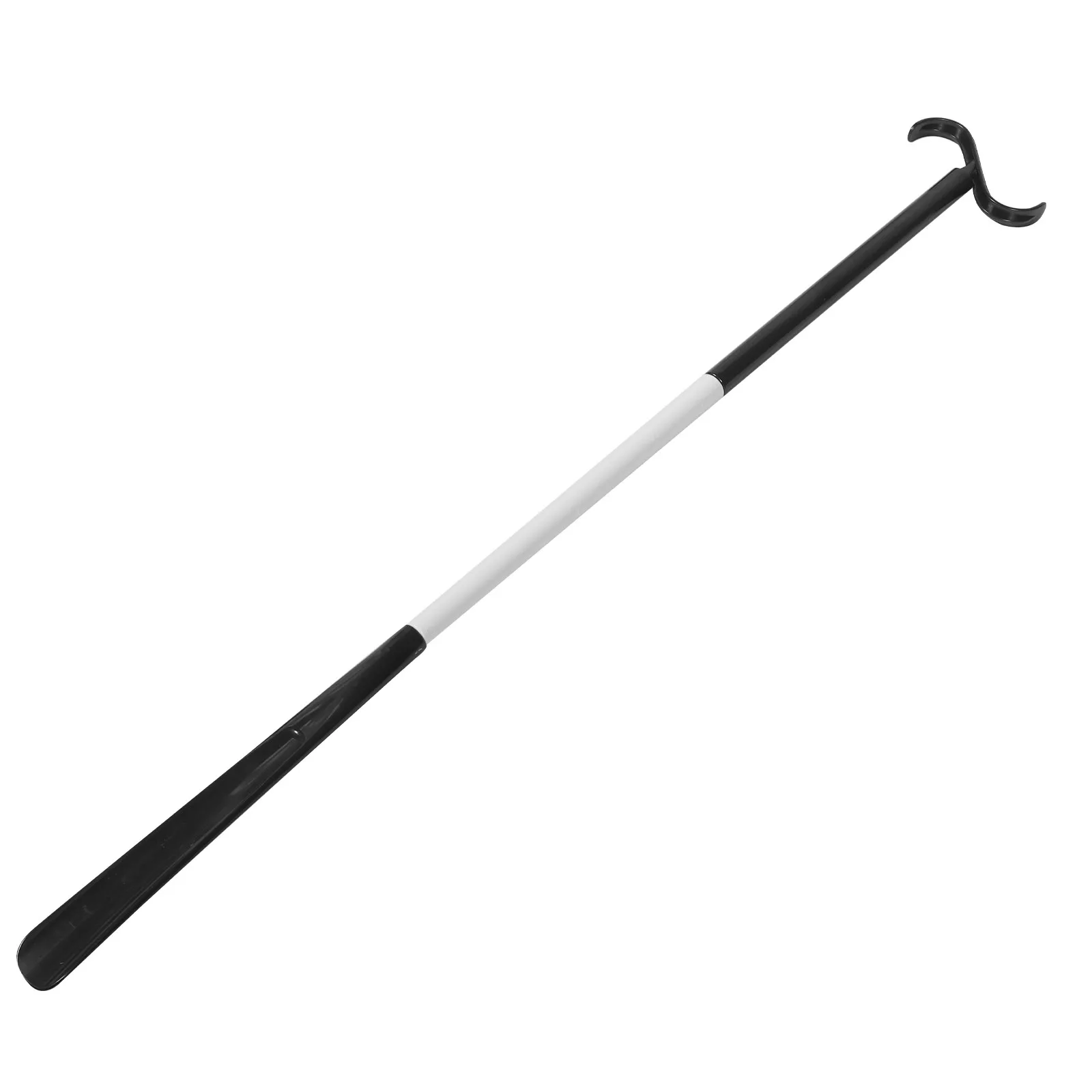 Dressing Stick Portable ABS Lightweight Handicapped Auxiliary Shoe Horn Two-in-One Shoe Lifter Dressing Aid for Elderly Disabled