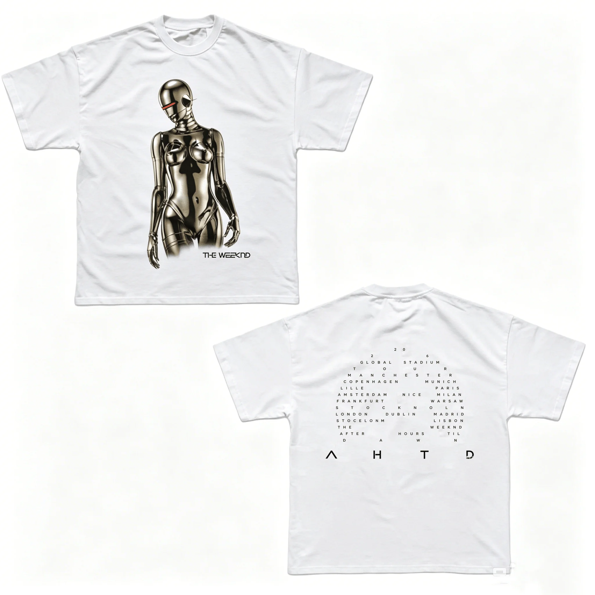The Weeknd After Hours Til Dawn AHTD SORYAMA TOUR Tour-T-Shirt All Seasons Couple Streetwear Shirt Oversize-T-Shirt
