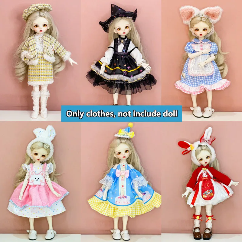 Nowe spódnica Lolita do 1/6 Bjd sukienka dla lalek Up akcesoria 28cm ubrania dla lalki dziewczyny dom zabaw Diy zabawki