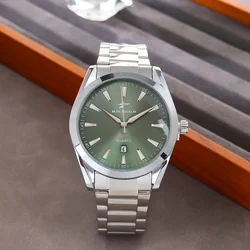 Fashion Men Quartz Watch Stainless Steel Clock Casual Classic Casual Business Couple Calendar Round Wristwatches Masculino