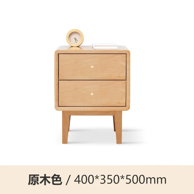 Directly from the manufacturer European solid wood bedside tables, log storage cabinets Simple red oak bedside cabinets Bedroom