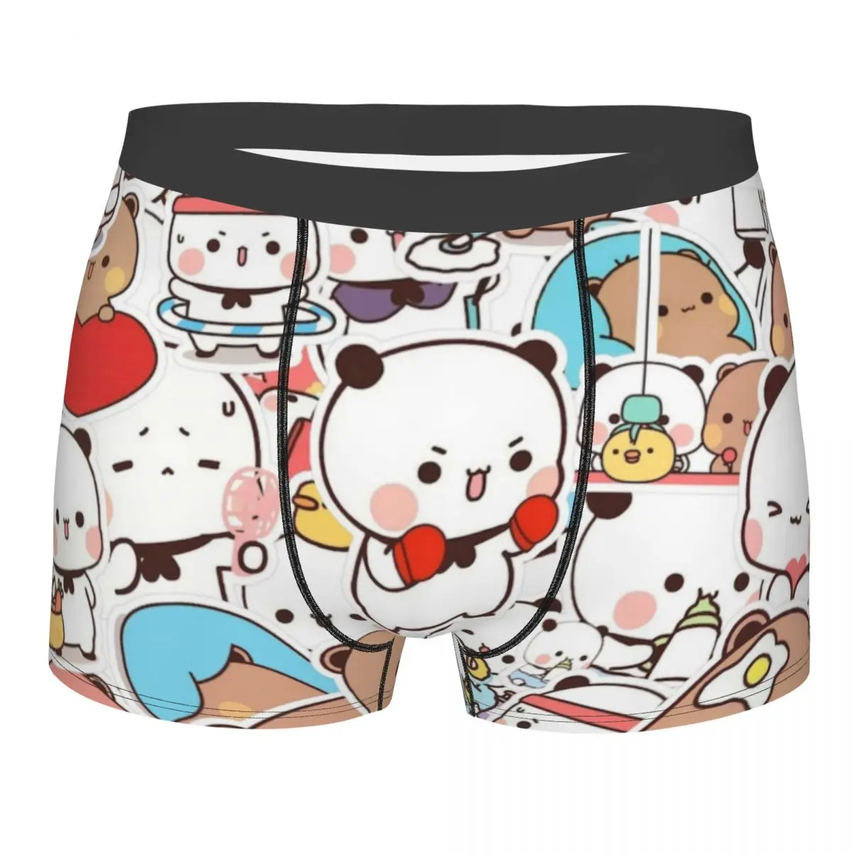 

Peach And Goma Underwear Men Sexy Printed Customized Pattern Bubu Dudu Boxer Shorts Panties