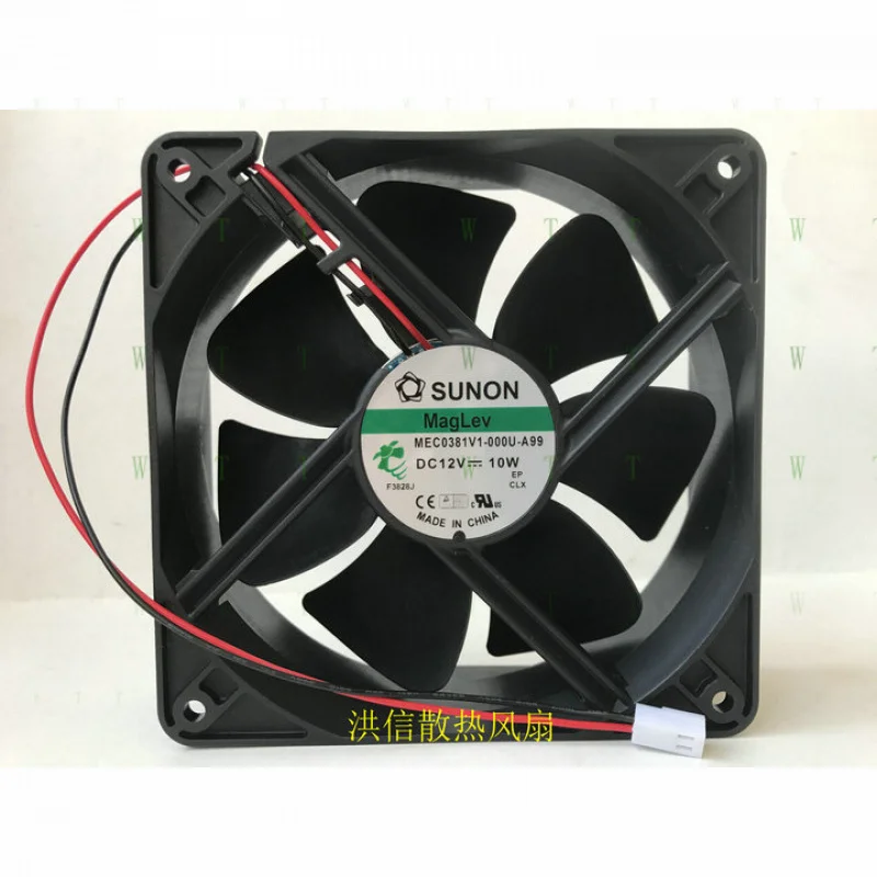 

H 1 шт. для вентилятора SUNON MEC0381V1-000U-A99 DC12V 10 Вт 12038 12 см 2-контактный охлаждающий вентилятор