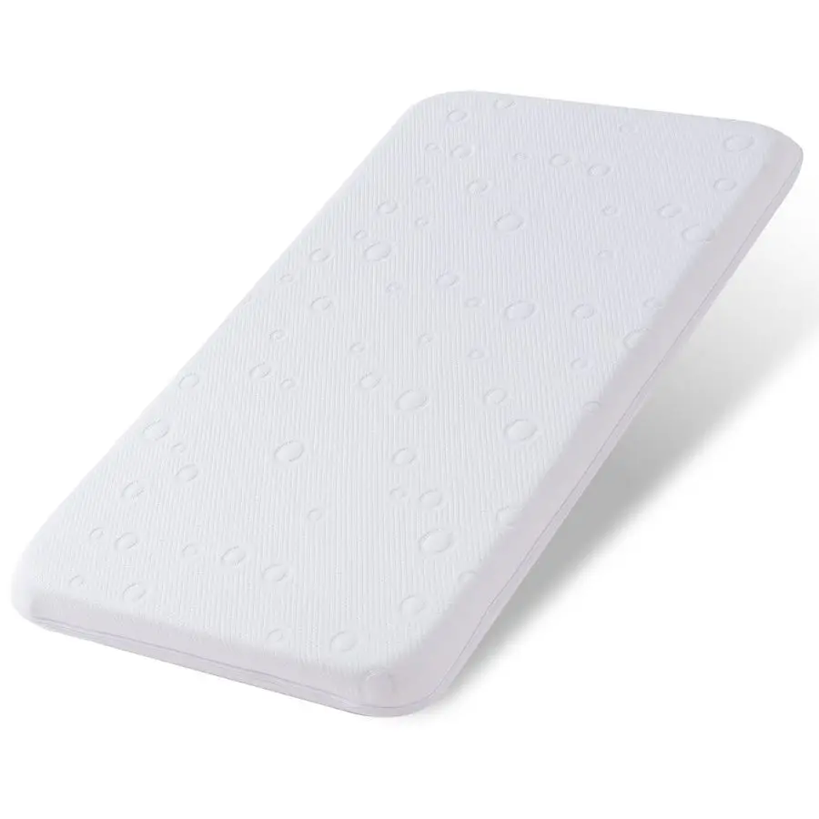 وسادة مرتبة سرير، مرتبة إسفنجية ميموري فوم مزدوجة الجوانب مقاس 33 × 20 × 2 مع غطاء ناعم قابل للتنفس وقابل للإزالة مناسب لـ Mika Micky K