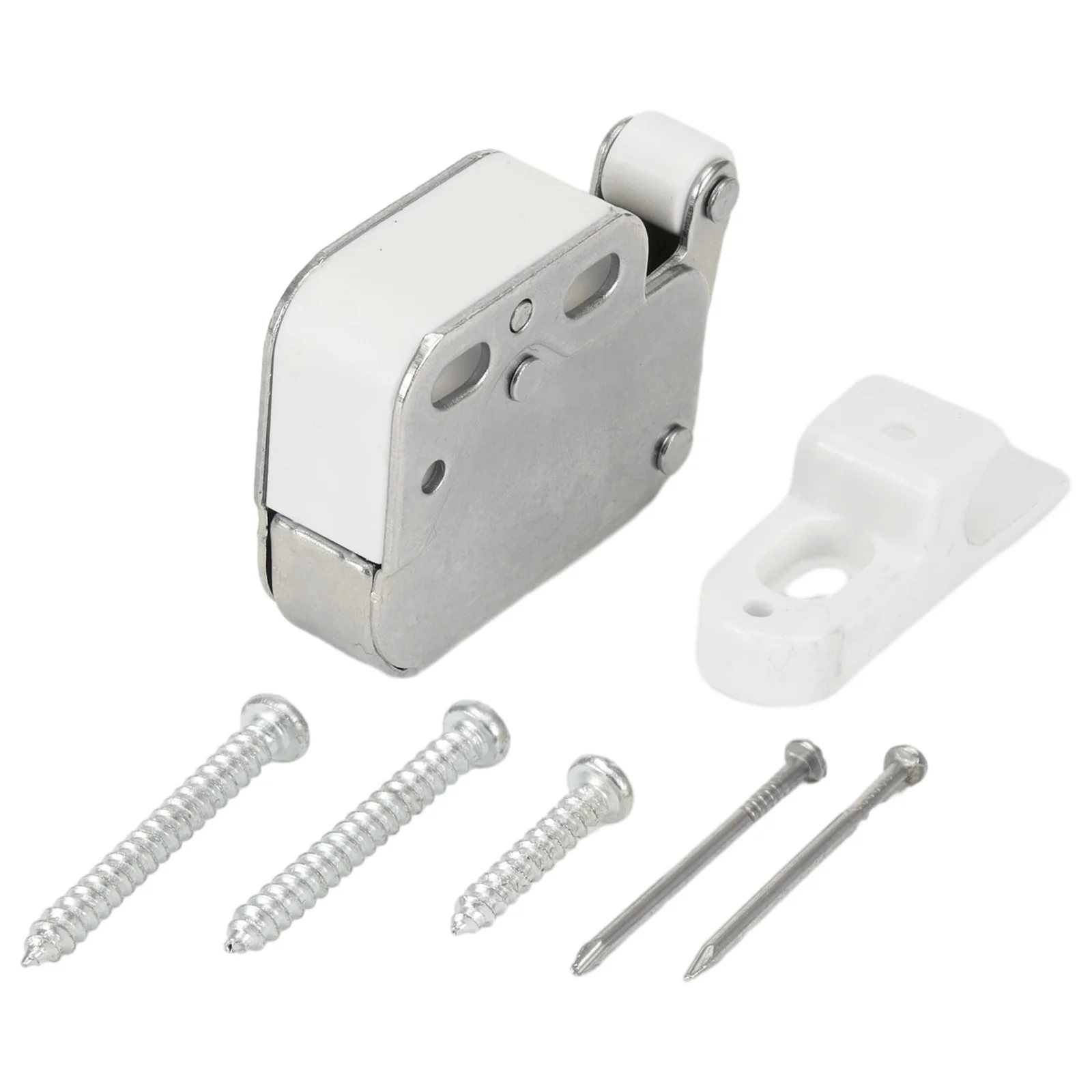 Cabinet Automatic Spring Push Catch Touch Latch Cupboard Doors Snap Lock Magnetic Self-locking Catch Latch Furniture-Hardware