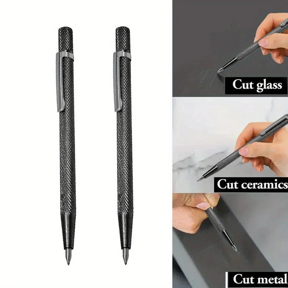 Tungsten Carbide Scriber Pen Metal Wood Cutting Marker Pencil Engraving Pen for Ceramic Wood Carving Glass Tile Cutting Tool