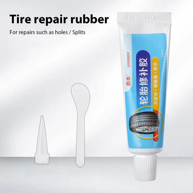 Quick Repair 30ml Strong Bonding Tire Glue Auto Tire Repair Adhesive Waterproof Rubber Glue Vehicle Accessories