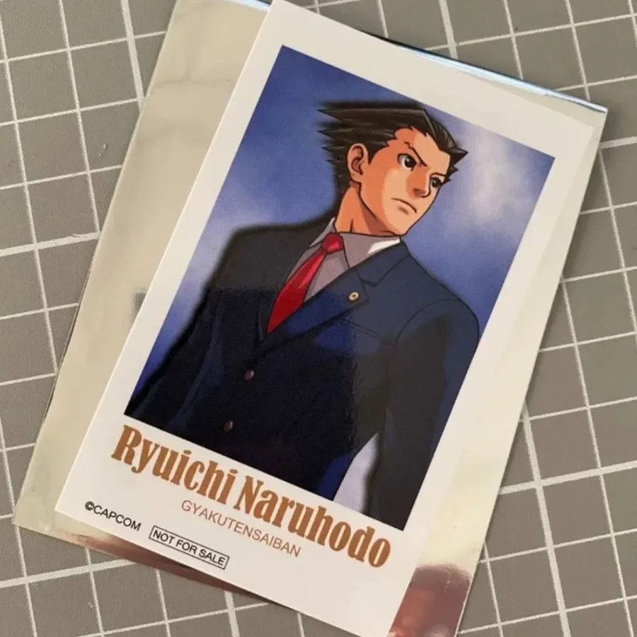 المحامي الآس فينيكس رايت مايلز إديجوورث مي كاروما مايا فاي تأثيري أنيمي الشكل ورقة بطاقة صغيرة كاميرا فورية هدية عيد الميلاد