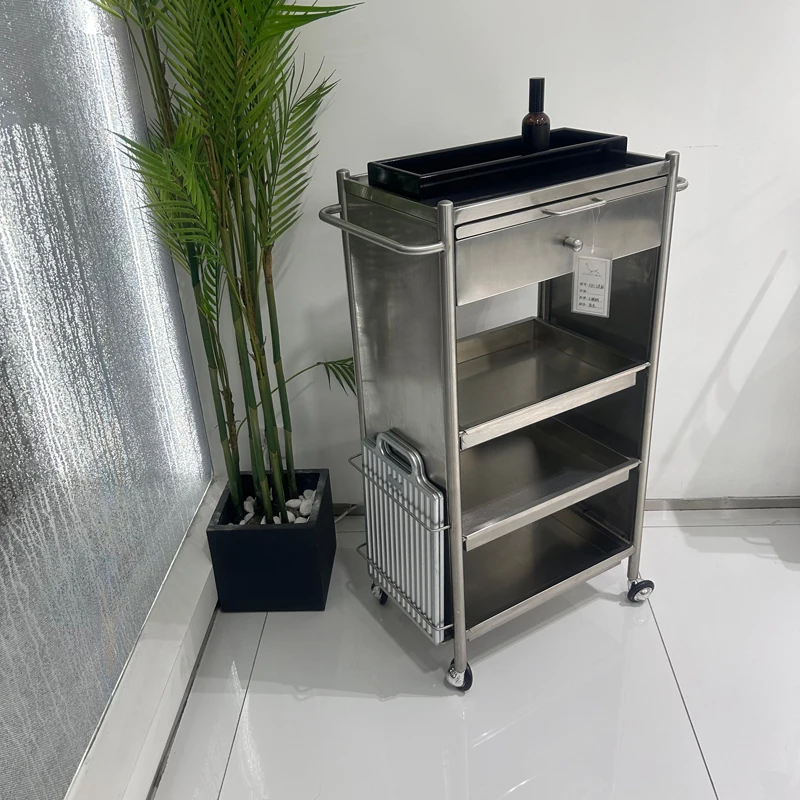 

Тележка для салона красоты Парикмахерская Парикмахерская Тележка для химической завивки и инструментов для окрашивания