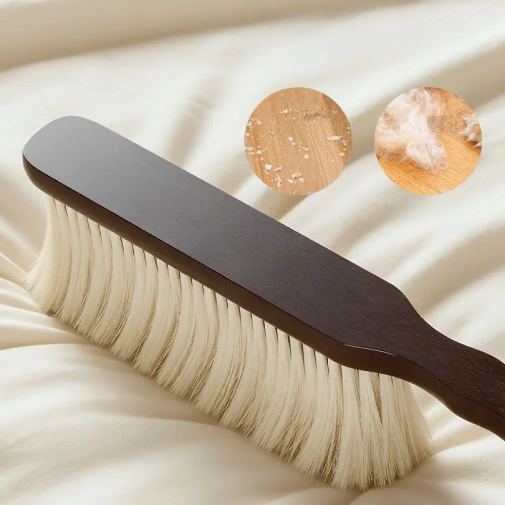 Durable Fabric Dusting Brush Soft Hair Cleaner For Cashmere Coats Fur Products Household Upholstery Cleaning Tool
