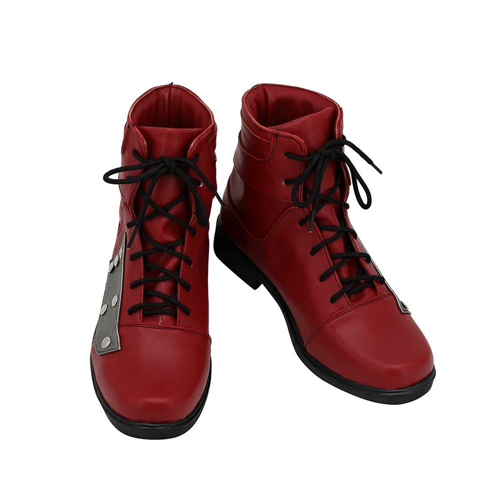 

Final Fantasy VII Tifa Lockhart Cosplay Boots Red Custom Made Any Size