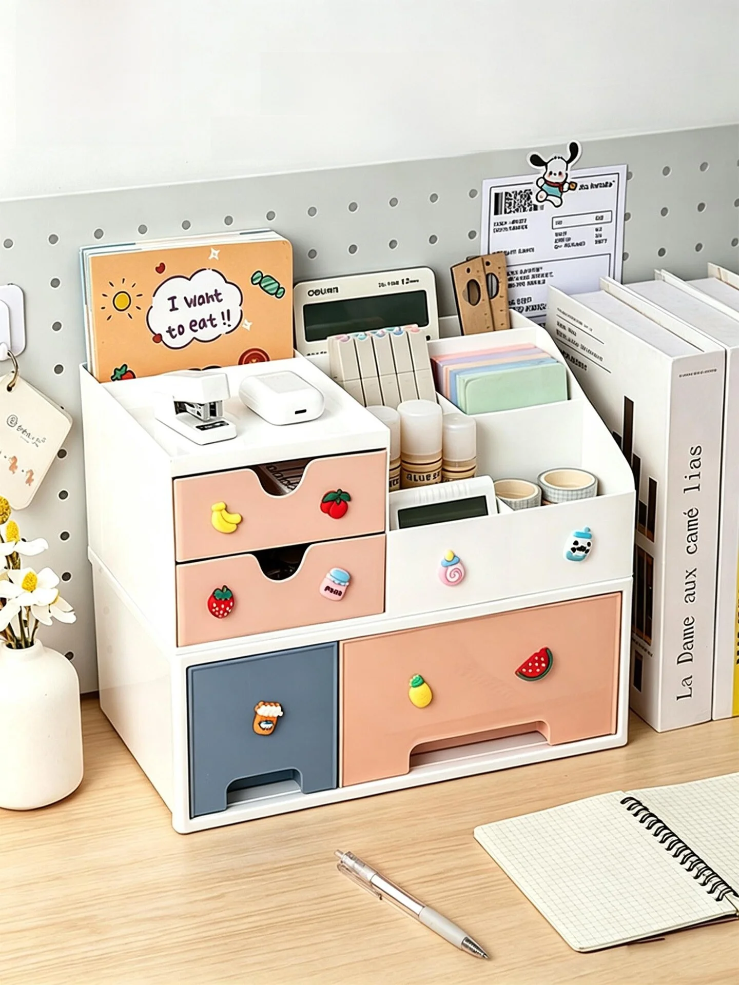 bnbs-desktop-organizer-drawer-style-cosmetic-storage-box-office-supply-dormitory-miscellaneous-goods-stationery-storage-rack