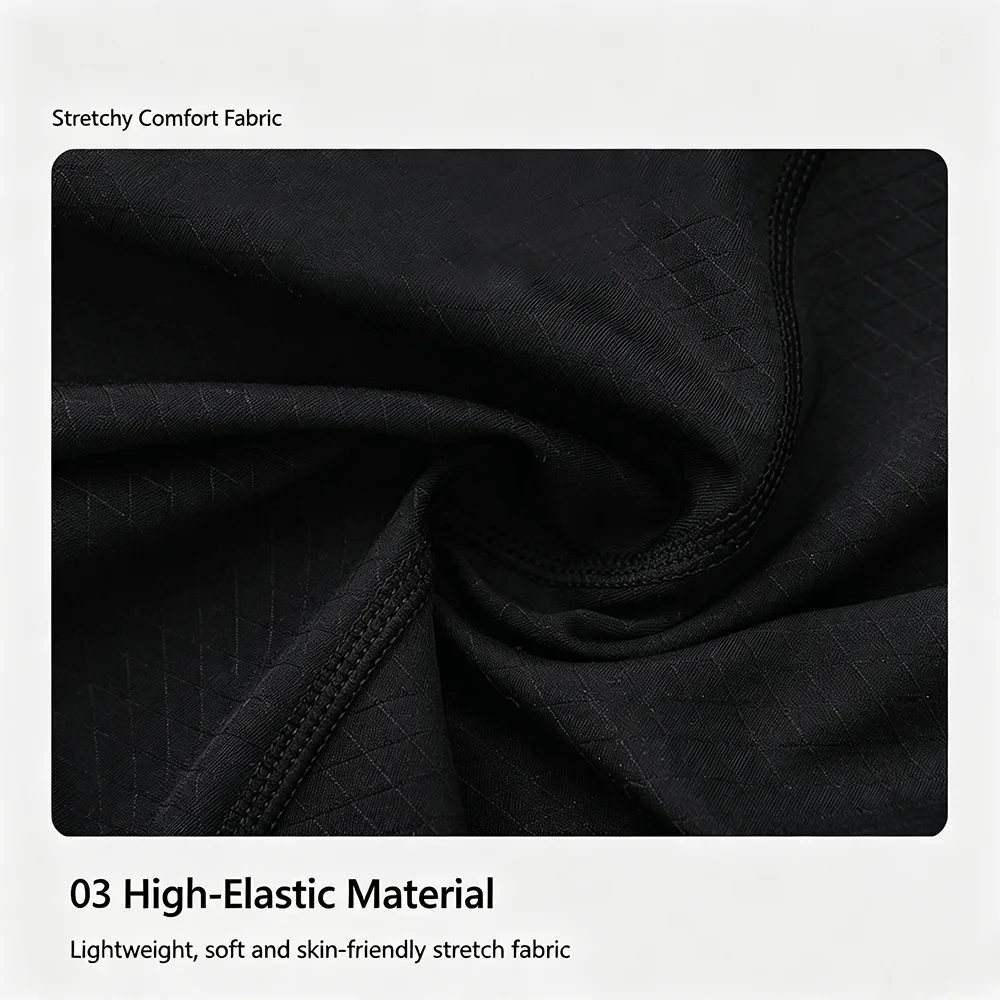 Neue Sommer-Einteiler-Radhose mit hochdichtem blauem Polster, schnelltrocknend, atmungsaktiv, stoßdämpfend, für Straßenradfahrer – Detail 5