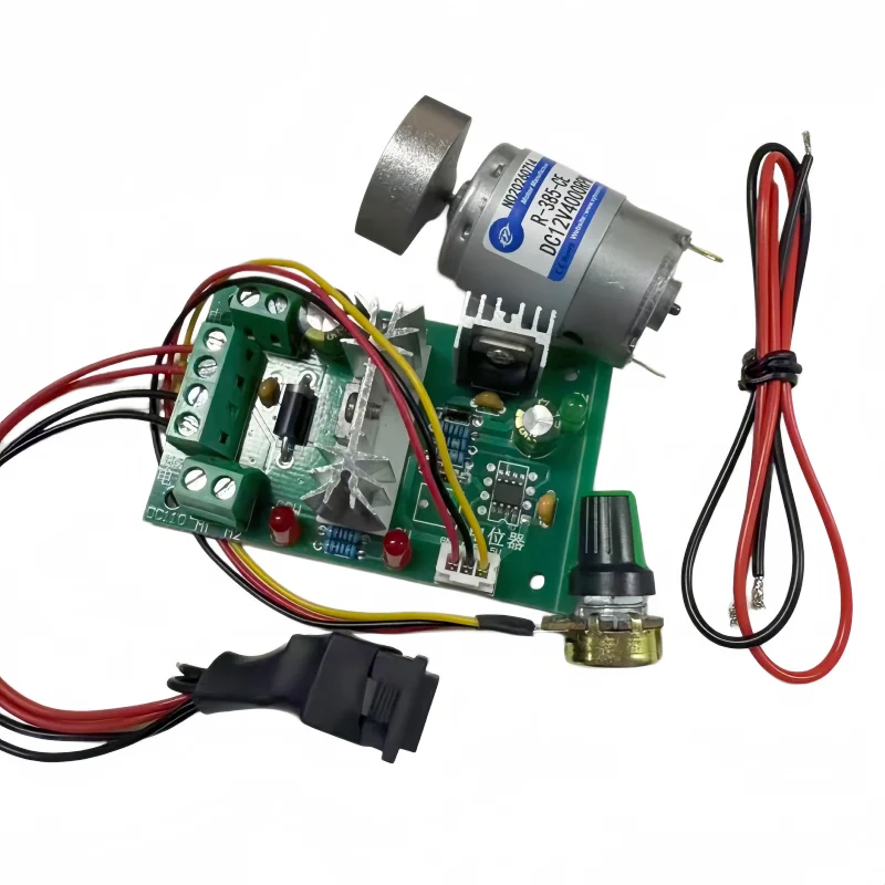 Single vibration motor, miniature DC vibration motor, 12V/24V with controller R-385