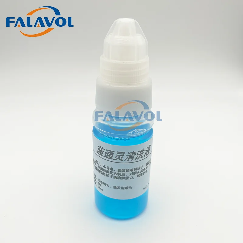 FALAVOL printhead cleaning liquid LTL for Epson XP600/DX5/5113/4720/I3200 head for water based ink DTF Printer blue liquid 70ml