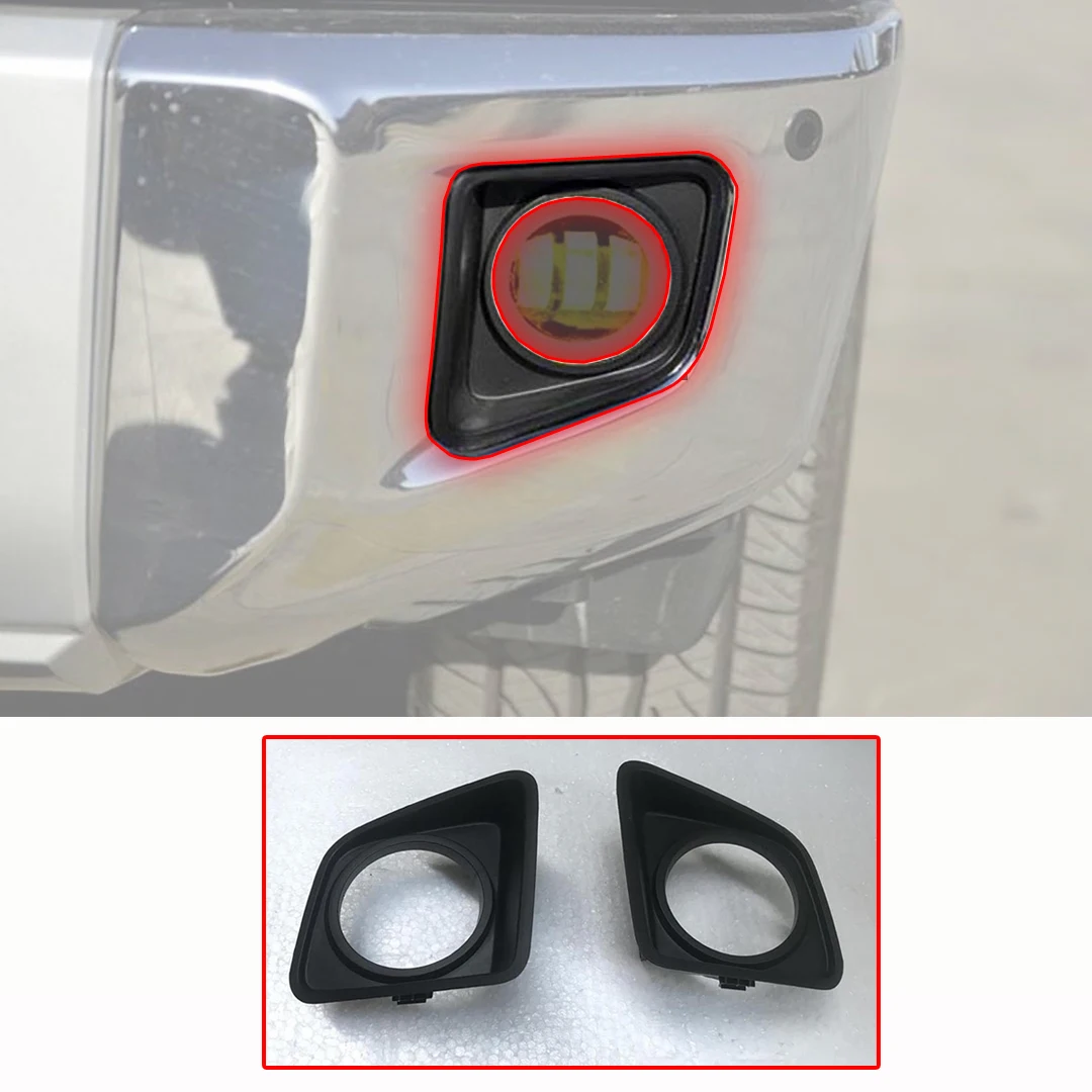 

For Toyota Tundra 2014-2021 Car ABS Front Fog Lamp Front Bumper Fog Lamp Frame Cover Fog Lamp Trimming Bezel Cover