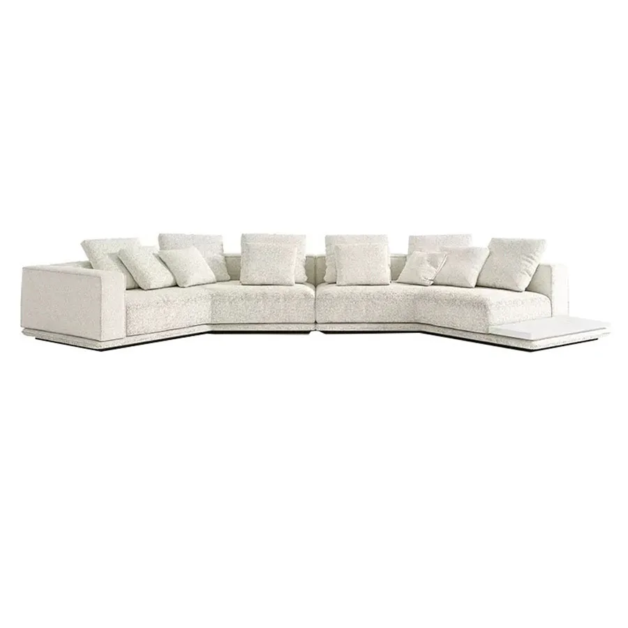 White Sofa Scratch Protector Pad Pillow Office Corner Large Curve Decoration Classic Couch Lazy Canape Salon European Furniture