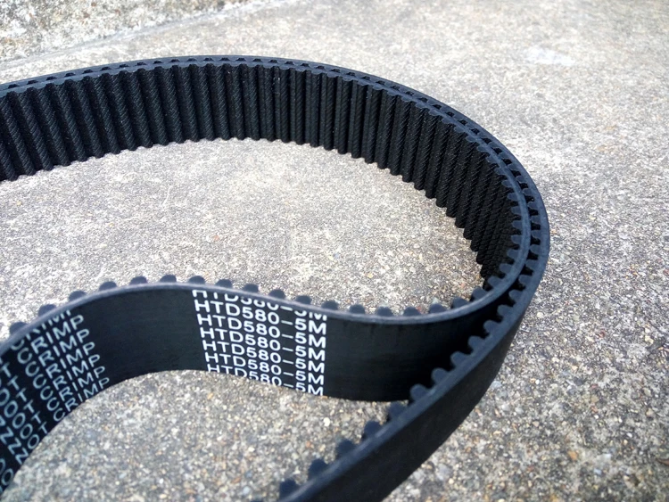Picture 5: 5 piece/pack HTD5M timing belt 575-5M-15 Teeth 115 Length 575mm Width 15mm rubber closed-loop 575 HTD 5M S5M Pulley high quality
