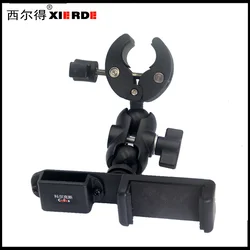Colks 2 in 1 Car Holder for Walkie Talkie & Cellphones Bracket in Car And Motobike Mount for iPhone and Two Way Radio Stand