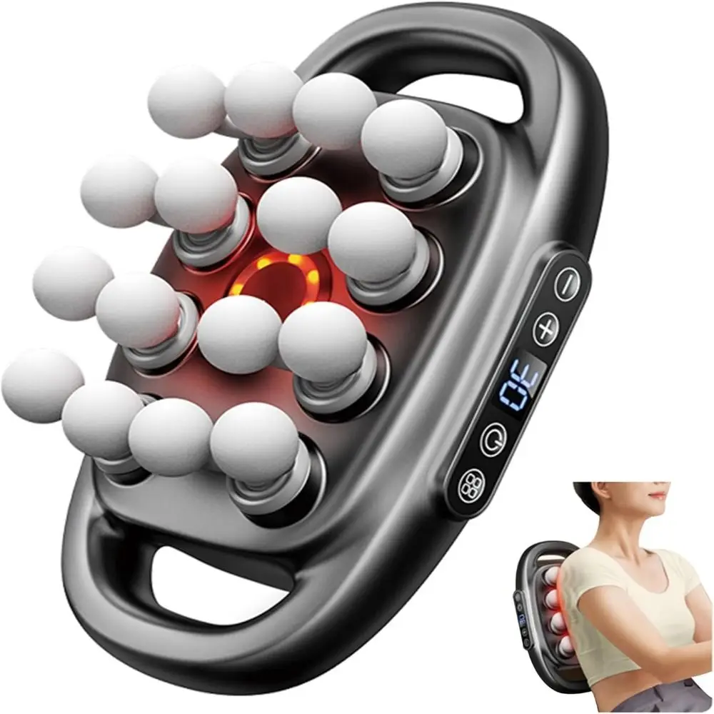 

High-Frequency Vibration 16-Head Massager Fast Recovery Multifunctional Usage Waist Massager Ultra-Quiet Operation