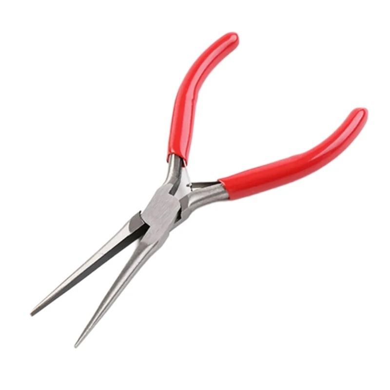 Pinza a becchi tondi con doppia molla Pratici strumenti essenziali per gioielli per creazione gioielli, artigianato in