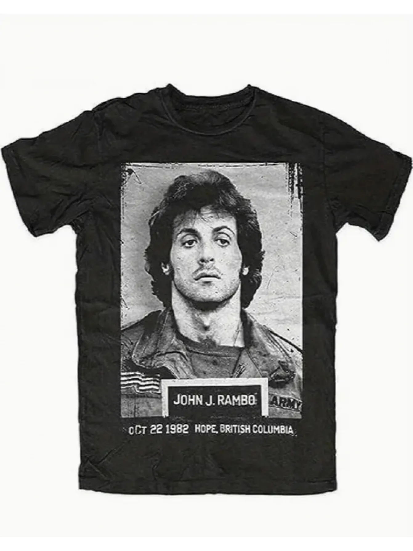 تي شيرت صيفي "الدم الأول" من فيلم ريترو الثاني - صور شخصيات ونص كولومبيا البريطاني للأمل - تي شيرت ناعم برقبة دائرية #1