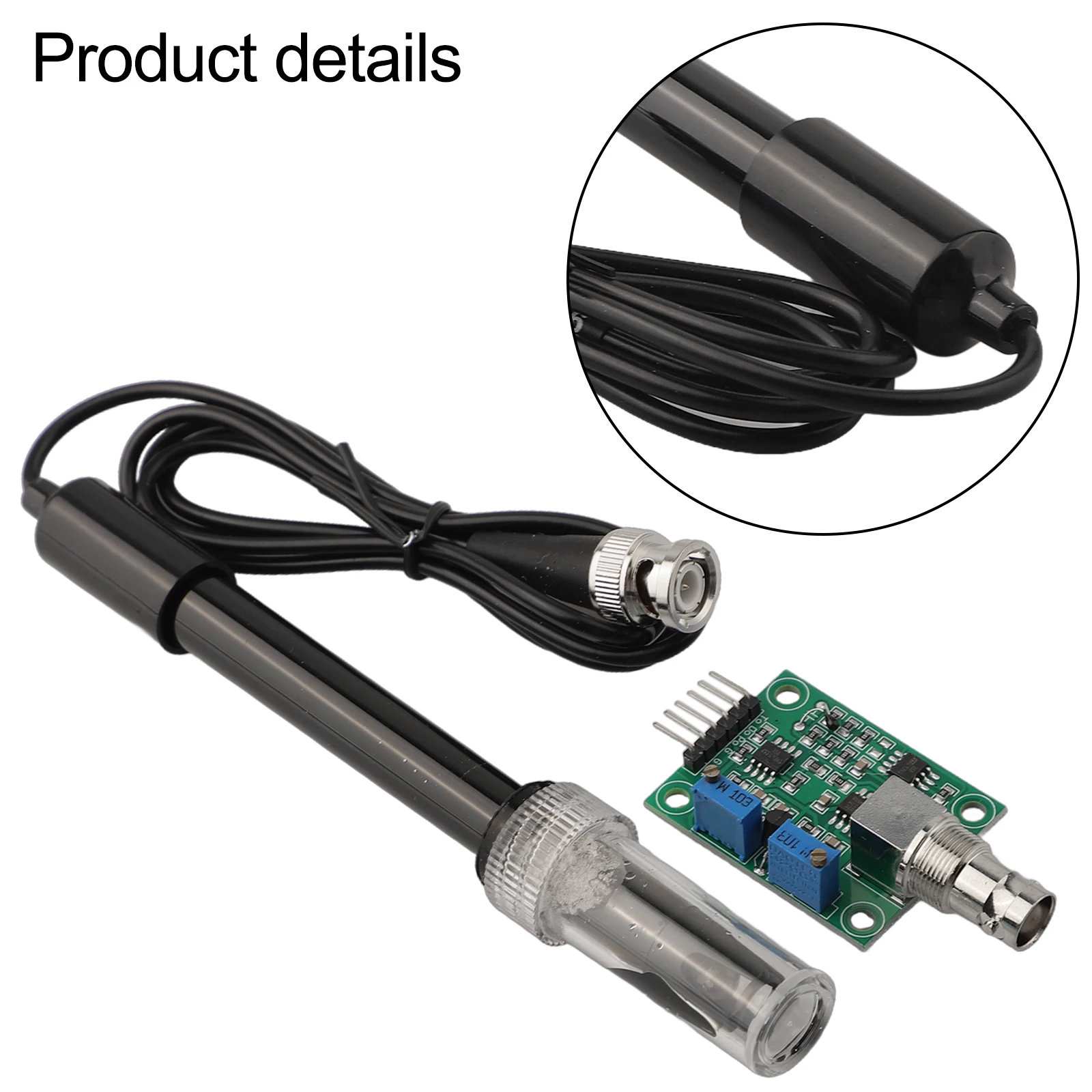 For Arduino PH Sensor Kit 0-14 Value Detect With Electrode Probe BNC Connector For Water Quality Testing Industrial Tool