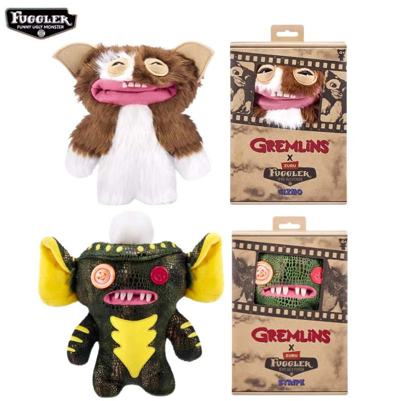 Original Fuggler Gremlins Soft Plush Stuffed Doll Gizmo Stripe Movie Anime Figure Doll Teeth Monster Toy Birthday Surprise Gift