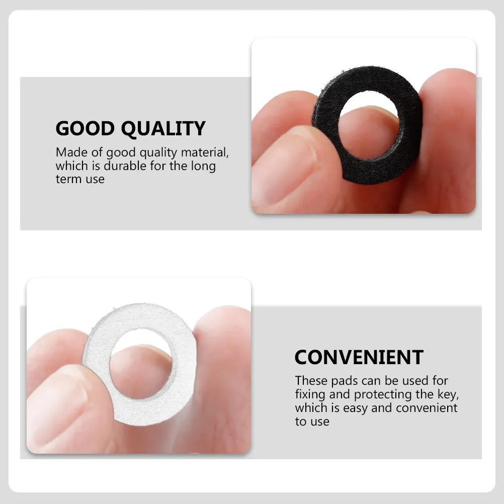 

20pcs Trumpet Pads Wind Music Instrument Replacement Accessories Durable Cushion Gasket For Trombone Key Fixing Pad Instrument