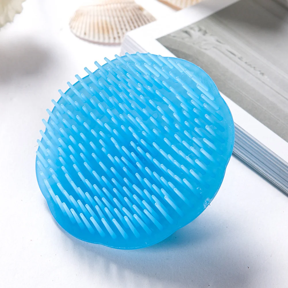 

4 Pcs Shampoo Brush and Scalp Exfoliator Comb Hair Massager Scrubber for Washing Girl Mini Hairbrush