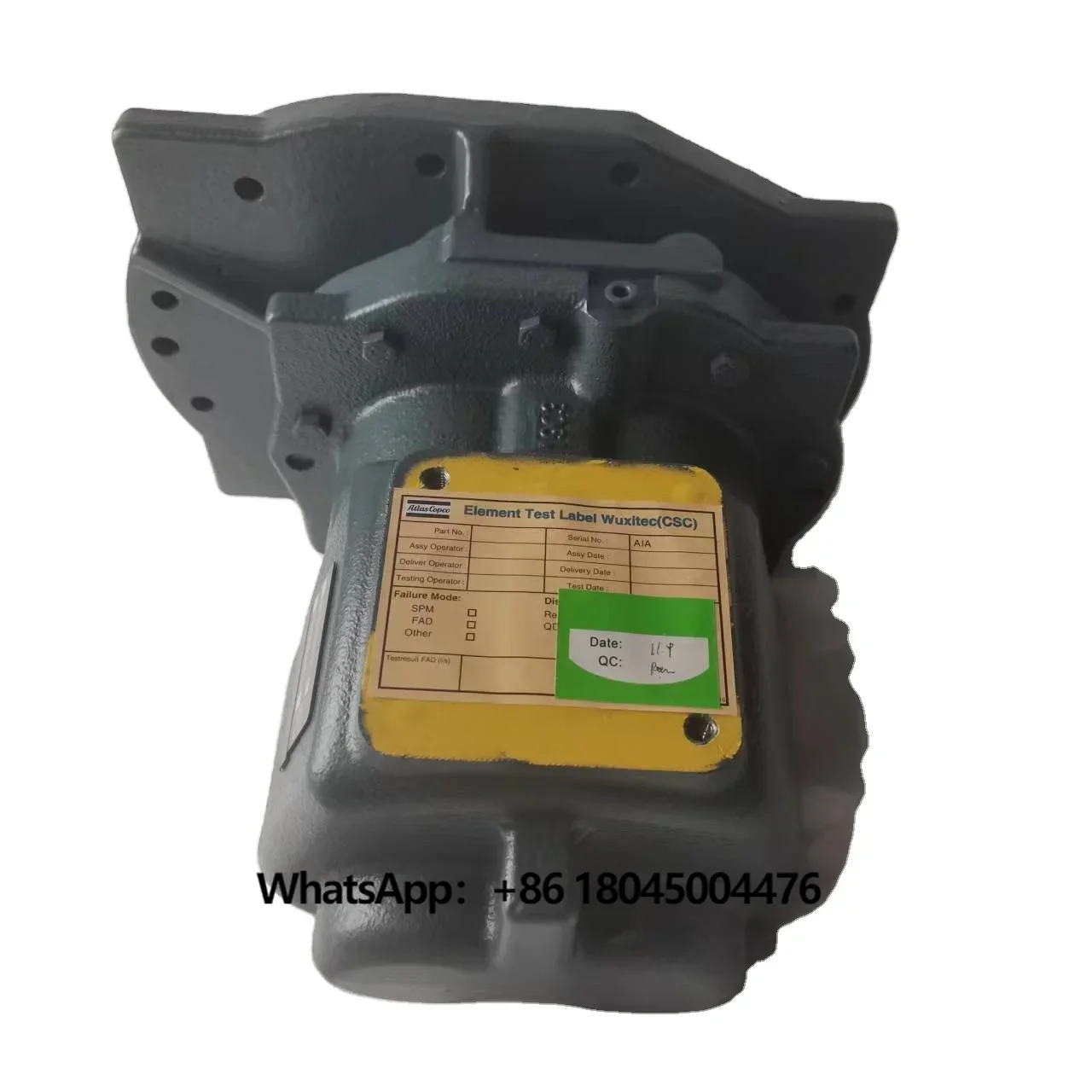 High quality head air compressor 1616774590 air ends for Atlas rotary screw air compressor whole machine run system