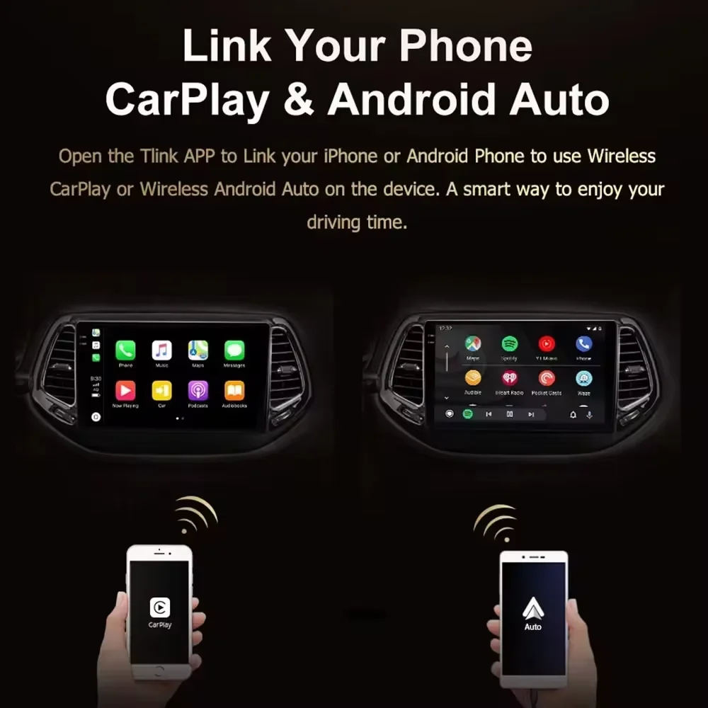 8 "اللاسلكية Carplay أندرويد 14.0 12G + 256G 8Core GPS مشغل راديو السيارة الوسائط المتعددة واي فاي لتويوتا هايلاندر 2009 2010 -2014