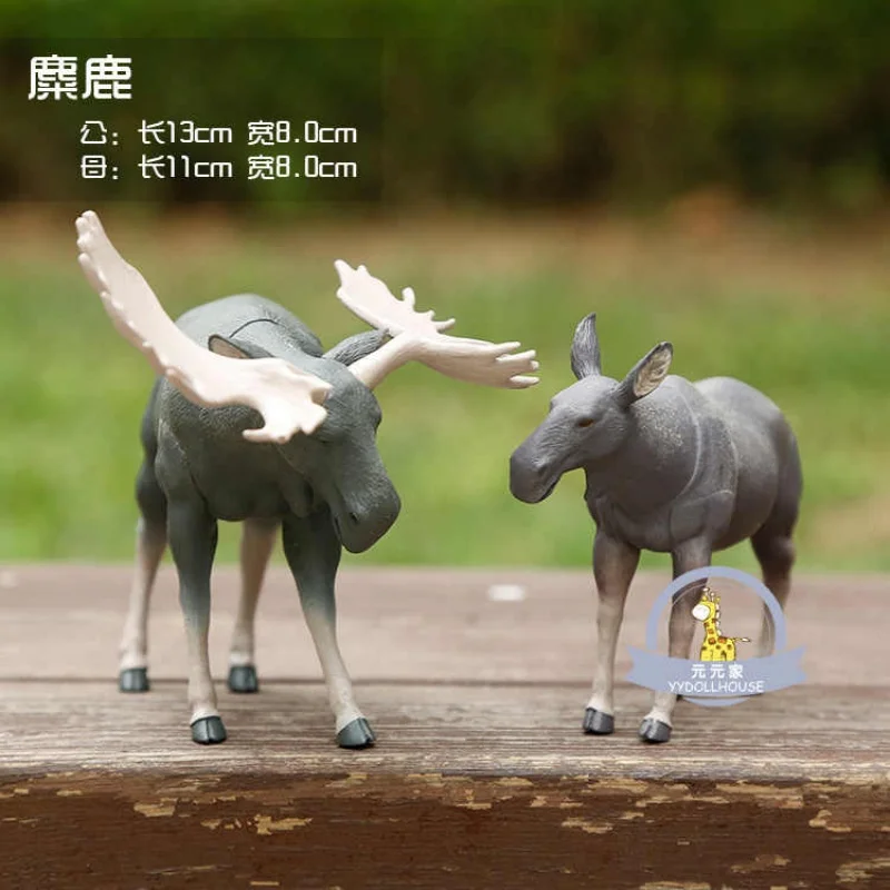 Noah's Ark Kinder-Zoo-Spielzeugmodell, realistisches Wildtier-Spielzeug, Elefant, Bär, Tiger, Simulation, Sammler-Actionfiguren