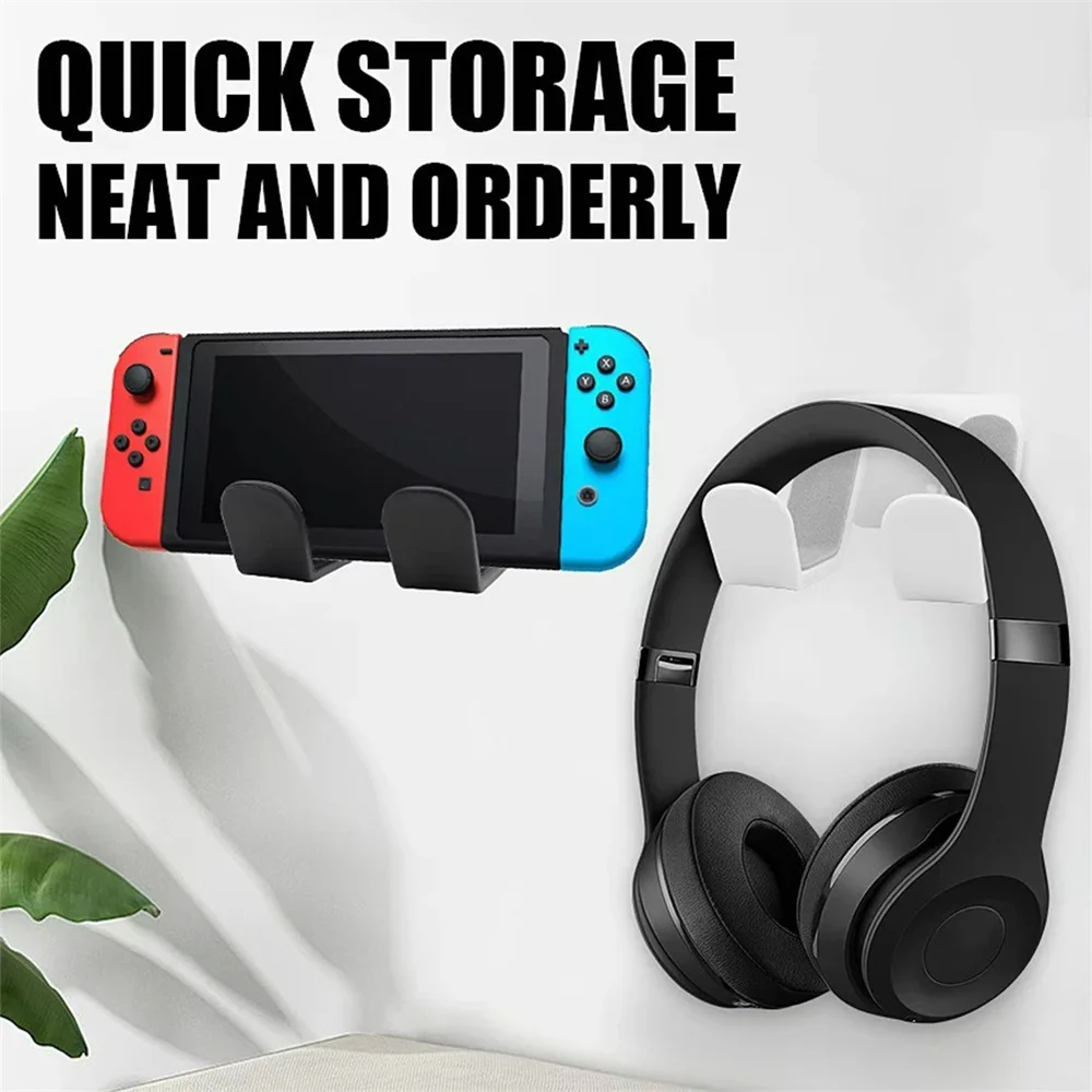 Bracket Base No Punching Required Controller Wall Mounted Game Controller Bracket Storage Rack for Nintendo Switch Pro Sony
