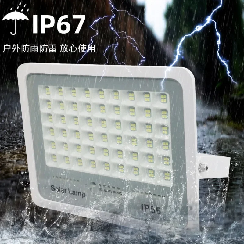 LED IP66 Dream Blue Solar Flood Light Outdoor Lights Super Bright High Power Waterproof Indoor and Outdoor Induction Home lamps