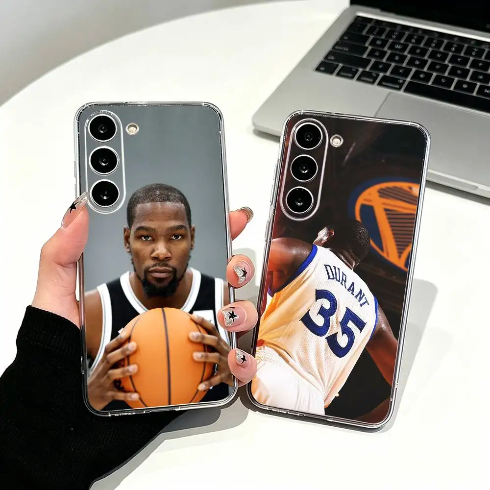 Basketball Star K-Kevin D-Durant Clear Soft Silicone Phone Case for Samsung Galaxy A71, A70, A52, A51, A40, A30
