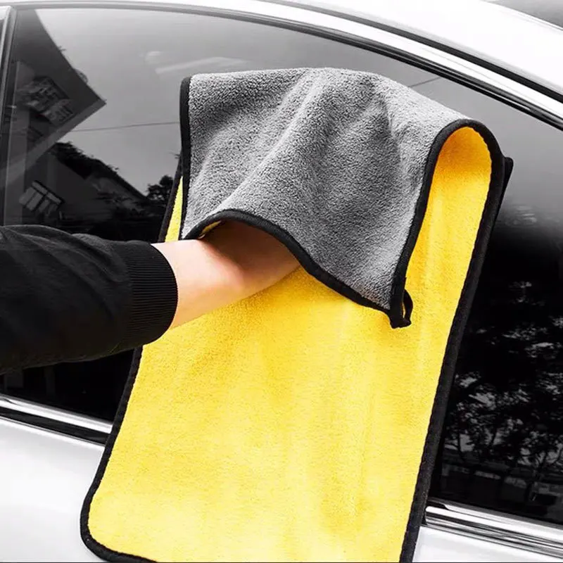 30x60CM Car Wash Microfiber Toalha Super Macio Car Cleaning Cloth Car Care Detalhe Car Wash Toalha Nunca Scratch 5/10 Bares