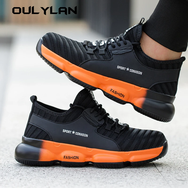 Wear-resistant Protective Safety Shoes Labor Protection Shoes Anti Smashing and Anti Piercing Breathable and Anti odor Work Shoe