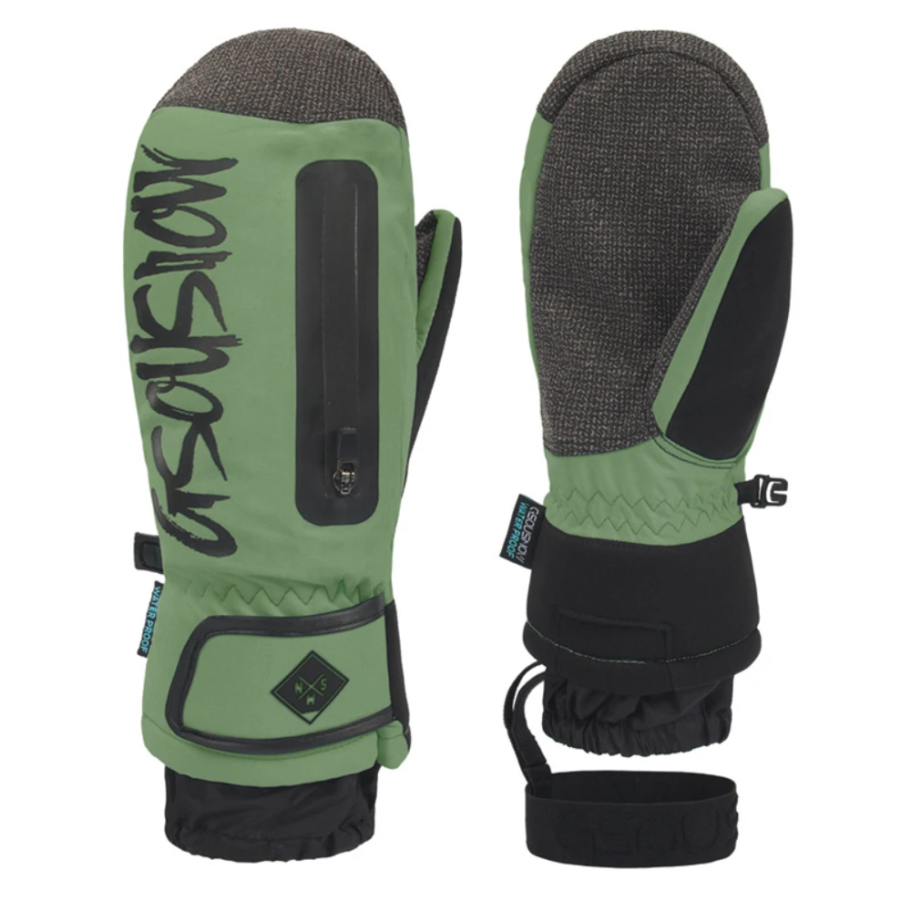 

Gsou Snow New Winter Waterproof Snow Gloves Kevlar Wear Resistant Material Snowboard Men Women Thermal Snow Glove Mittens with