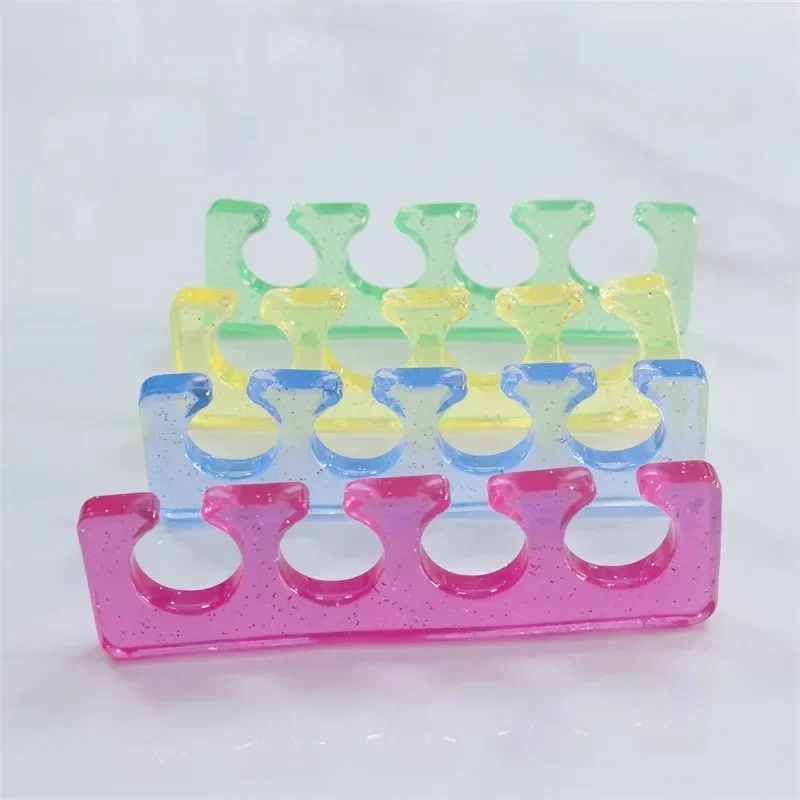 Soft Silicone Manicure Pedicure Nails Finger Separator Flexible Finger Toe Spacer Separation Straighteners Nail Finger Splitter