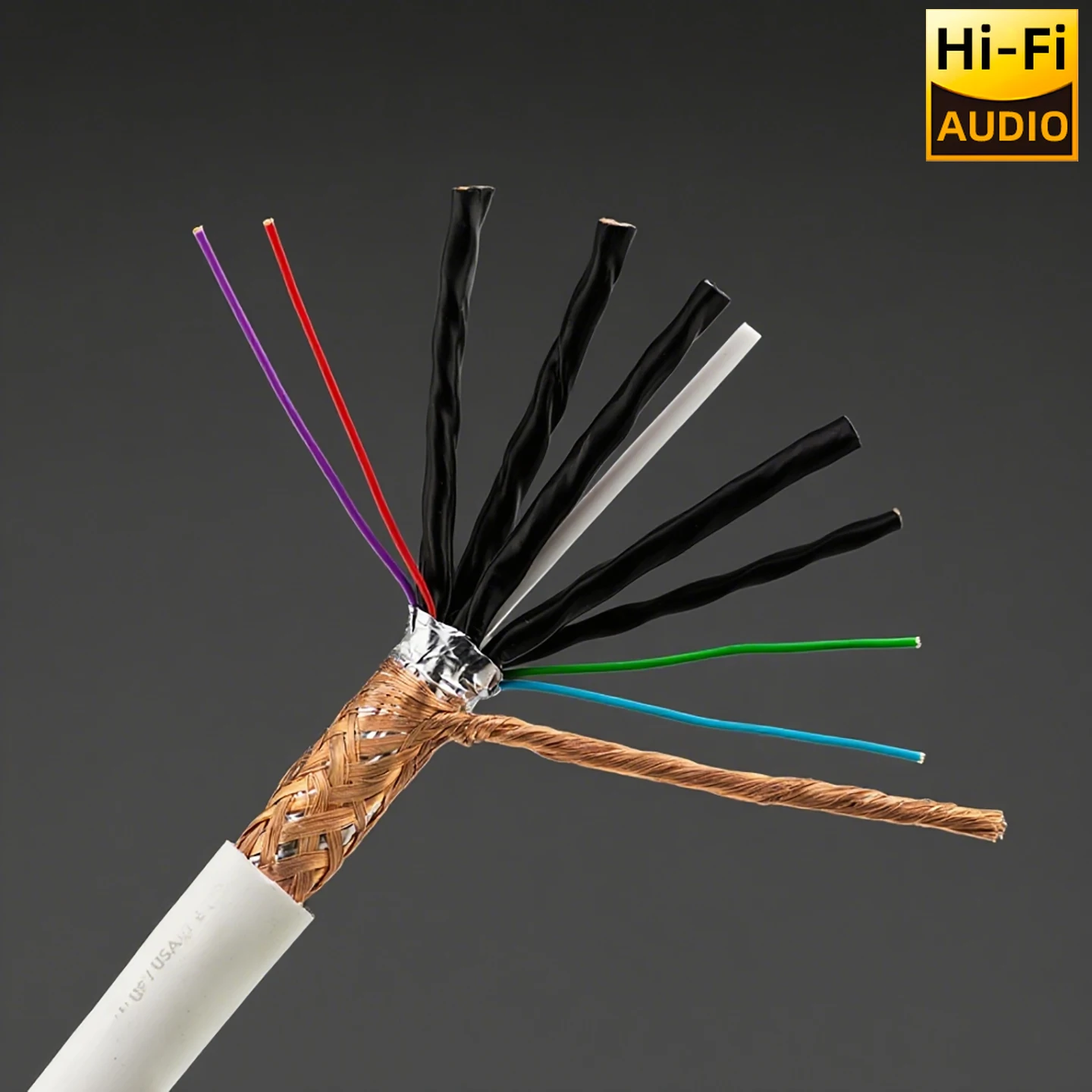 

■ HIFI Cinnamon HDMI-совместимые кабели 1,25% посеребренные одножильные провода 4K 18 Гбит/с UltraHD 28 + 30awg Массовый кабель 1 м