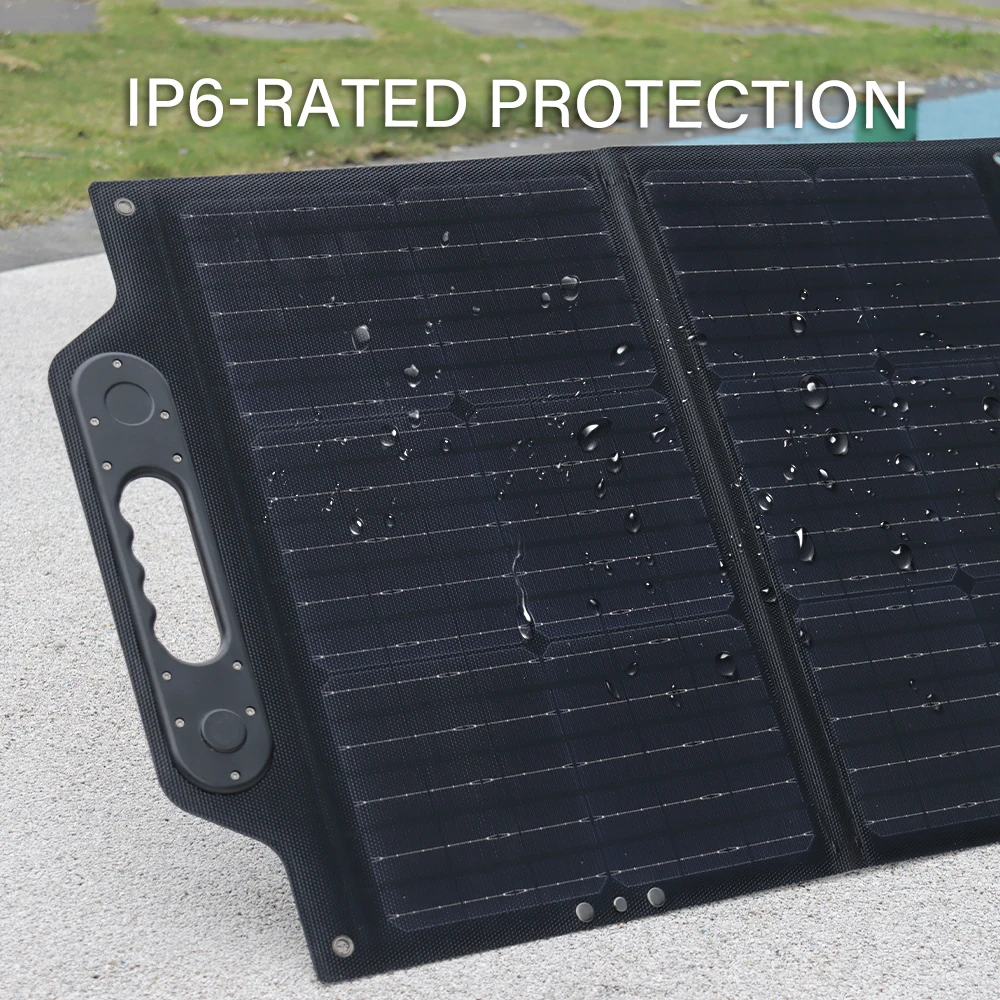 Imagem -05 - Etfe-bateria Portátil Carregador Painel Solar 50w 100w Dual 5v Usb 19.8v dc Output 12v 16 v Laptop Tablet Celular