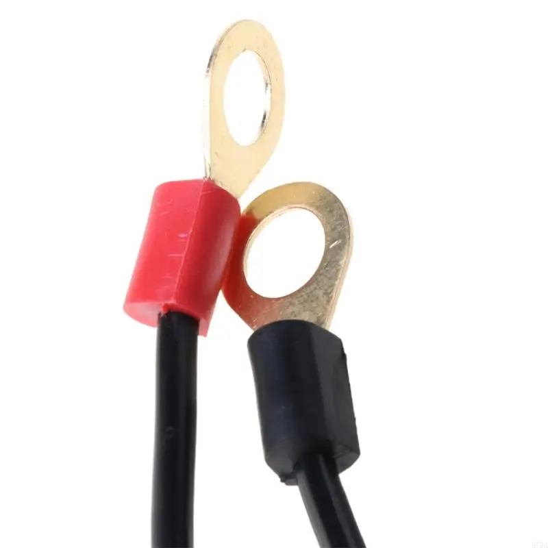 

57BA 18AWG SAE to O Ring Terminal Connectors Harness Wire,SAE Automotive Power Connector Cord SAE Battery Extension Cable